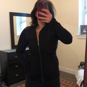 Never Worn Black Zip up with - M